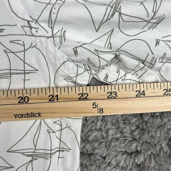 UNTUCKit Mens Slim Fit Button Down Shirt Large Sailboat Ship Casual - Picture 5 of 7